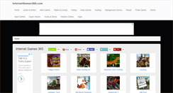 Desktop Screenshot of internetgames365.com